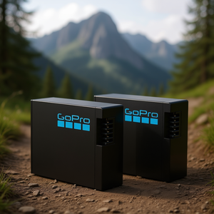 Paquete Doble de Baterías AEBAT 201 Negras para Cámara de Acción GoPro ENDURO - Product Image 3