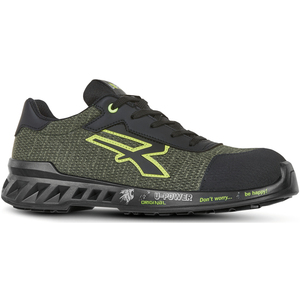 Scarpe Antinfortunistiche Basse S1P SRC ESD Redleve Robin Colore Nero/Verde Taglia 44 - Product Image 1