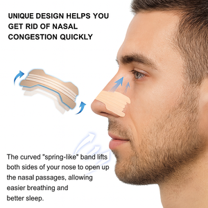 Bandes nasales pour la respiration améliorée, emballage personnalisé en gros, 2025, bandes nasales pour le nez, pansements nasaux pour le ronflement, services OEM/ODM - Product Image 5