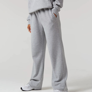Conjunto de Sudadera Oversize y Pantalones Anchos de Felpa para Mujer, Chándal de Dos Piezas, Fabricante de Marca Privada - Product Image 3