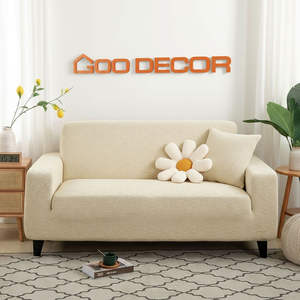 Fundas de Sofá Personalizadas al por Mayor, Color Beige Universal, Juego de Fundas de Sofá Burbuja, Hechas en Vietnam, Directo de Fábrica, para Sala de Estar - Product Image 6