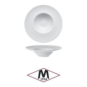 Bol à pâtes M1934 en grès blanc Monaco 28 cm pour la restauration, les hôtels et la vente en gros - Product Image 4