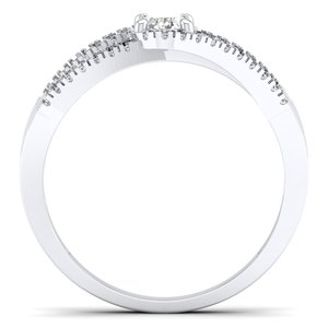 REYES alta calidad 925 plata esterlina corte ovalado 0.56Ct Moissanite solitario anillo para mujeres compromiso regalo joyería fina - Product Image 4