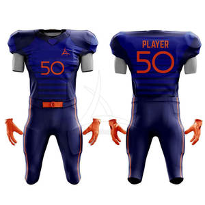 Tenues de football américain personnalisables, grandes tailles, respirantes, séchage rapide, tissu durable, pour matchs d'équipe et compétitions - Product Image 1