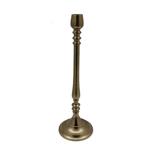 Bougeoir conique en métal de conception unique noir fini pour la décoration de table de Noël de mariage à la maison en gros en vrac - Product Image 1