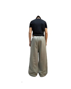 2026 Custom Baggy Sweatpants Flares Baggy Track Pants for Men Brushed Fleece Cotton Wide Leg Sweatpants For Men Wear - Product Image 4