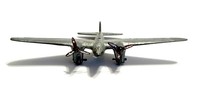 Dinky Toys Meccano France Amiot Twin Engine Monoplane Vintage Diecast Art Deco Model Objet de collection Pré-guerre Décoration d'intérieur