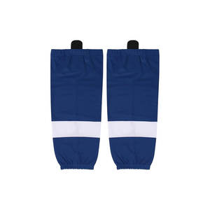 Nouveauté Chaussettes de hockey sur glace personnalisées avec couleur d'équipe personnalisée, en polyester/coton écologique, respirantes pour adultes - Product Image 4