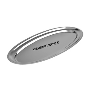 <b>Matte</b> Finished Metal Chocolate Tray Rectangle Shape Designer Chocolate Platter Customized Size Fancy new Chocolate Tray - Product Image 3