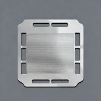 Plaques de refroidissement liquide en aluminium et cuivre sur mesure, plaques à eau froide, usinées par gravure chimique et CNC