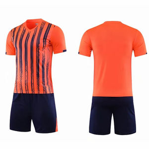 ชุดเสื้อฟุตบอลไทยผ้าโพลีเอสเตอร์พิมพ์ลายเฉพาะตัวชุดทีม - Product Image 3