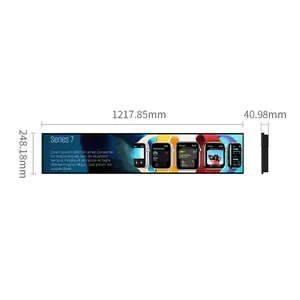 48 Inch Android Digital Advertising Stretched Bar LCD Best For Digital Marketing Displays