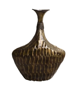 Aluminum Flower <b>Vase</b> With aluminum base And Nickel Finished set of 2 High Quality Indian Made Metal Material Flower <b>Vases</b> - Product Image 5