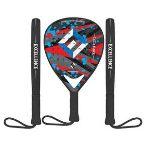 Raqueta de Tenis de Playa de Alta Calidad, Raqueta de Paddleball de Fibra de Carbono con Forma de Diamante, Fabricada en Pakistán - Product Image 2