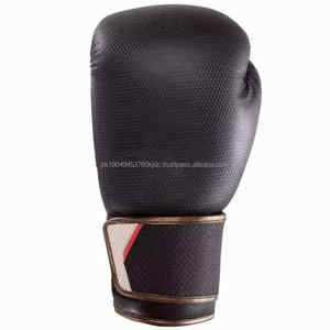 Waseem Impex Gants de boxe professionnels en cuir de vache élégants Équipement MMA avec matériau en cuir de vache de haute qualité pour l'entraînement au combat - Product Image 3