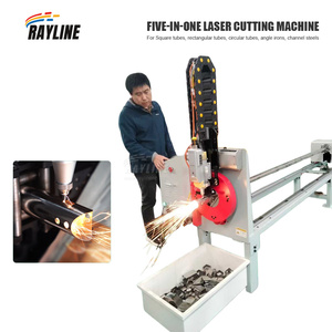2000W Faserlaser-Rohrschneidemaschine für Schwere Quadrat- und Rundrohre Hocheffizientes CNC-Metallrohrschneidewerkzeug - Product Image 6