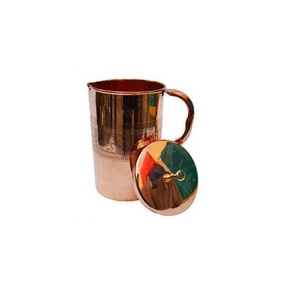 Jarra de cobre puro de buena calidad, recipiente especial de agua de verano, hecho de cobre puro 100%, fabricado en la India - Product Image 3