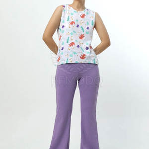 Camiseta sin Mangas para Mujer, Fabricación de Alta Calidad, Servicio OEM Personalizado, Último Diseño, Transpirable, Informal, 100% Algodón, Logotipo Personalizado - Product Image 1