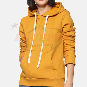 Alta calidad nueva llegada algodón mujeres Crop Top Sudadera con capucha 100% algodón manga larga ropa Casual moda en precio razonable - Product Image 1