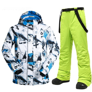 Traje de Esquí Impermeable, Chaqueta y Pantalones Térmicos para Snowboard, Conjunto Deportivo para Exteriores, Resistente al Viento, en Varios Colores - Product Image 2