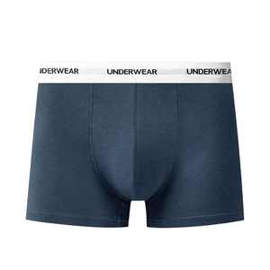 Shorts de sous-vêtements pour hommes en coton personnalisable Confortable Classic Soft Logo-Designed Plus Size Options - Product Image 4