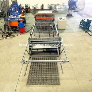 Línea de soldadura de construcción completamente automática Bc Panel Valla Malla de alambre de punto Soldado que forma la máquina para malla <span class=keywords><strong>Fra</strong></span> proporcionada <span class=keywords><strong>3</strong></span> - 6 Mm 22T - Product Image 2
