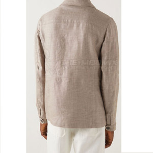 Veste de travail classique pour homme, en toile robuste, tissu résistant, poche fonctionnelle, veste confortable pour un usage quotidien - Product Image 5