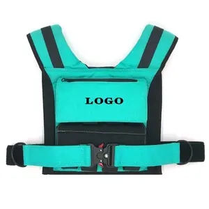 Gilet de poids lourd réglable en gros pour hommes gilets de poids d'entraînement gilet de chargement de poids de transporteur de plaque - Product Image 4