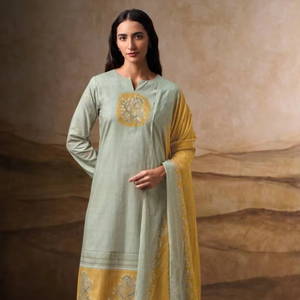 Collection Salwar Kameez en coton imprimé de qualité supérieure catalogue complet disponible tarif de gros pour les vêtements de fête-vêtements indiens pakistanais - Product Image 1