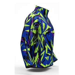 Chaqueta Deportiva Sublimada con Cierre de Cremallera de Cuarto para Hombre, Chaqueta Deportiva Sublimada con Cierre de Cremallera de Cuarto para Entrenamiento, Gimnasio y Actividades al Aire Libre - Product Image 6