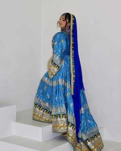 ชุดเดรสคาชิอัฟกานวินเทจทำด้วยมือชุดเดรสลำลองปักลายวัฒนธรรมผ้า Pashtun แบบดั้งเดิมสำหรับผู้หญิงสวมใส่ในงานเทศกาล - Product Image 6