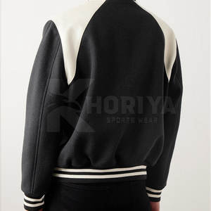 Chaqueta con estampado personalizado de diseño superior para hombre, chaqueta universitaria transpirable de escuela secundaria con cuello levantado para invierno - Product Image 4