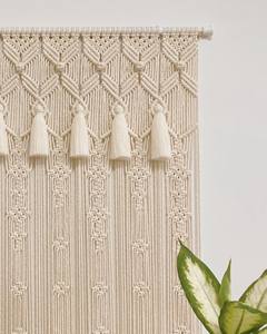 ที่สวยงามทำด้วยมือ Macrame ผนัง] ผ้าม่าน - Product Image 3