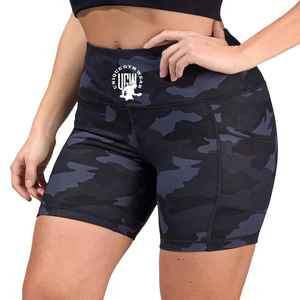 Vêtements de sport UNIQUE pour femmes, short de cycliste à taille haute et à effet push-up, tissu personnalisé, séchage rapide, respirant, écologique - Product Image 1