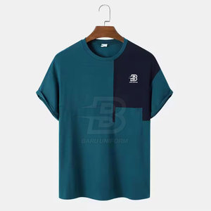 2025 nueva llegada camiseta ligera para hombre diseño personalizado 100% algodón transpirable personalizable tamaño y Color para la venta en línea - Product Image 1