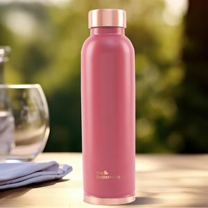 Advanced Leak-Proof Lid Copper <b>Water</b> <b>Bottle</b> Unique Designer <b>Metal</b> Etching Stainless Steel Tumbler for Yoga for Drinking <b>Water</b> - Product Image 3