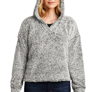 Sweat à capuche léger et confortable pour femmes avec logo sur le devant Vêtements de rue pour femmes à séchage rapide pour l'hiver Col à capuche Service OEM - Product Image 1