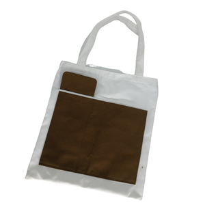 Bolsa de algodón de lona vintage coreana con logotipo impreso personalizado reciclable y reutilizable para estudiantes para viajes o playa - Product Image 6