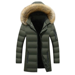 Veste d'hiver épaisse et chaude de haute qualité pour hommes Manteaux rembourrés décontractés avec tissu en toile Vente en gros Veste polaire de haute qualité - Product Image 2