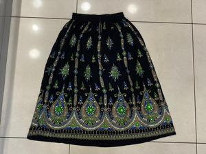 Falda larga con gradas gitana de lentejuelas para mujer india, faldas largas coloridas de estilo Hippie, falda con gradas de cintura elástica para playa de mujer - Product Image 6