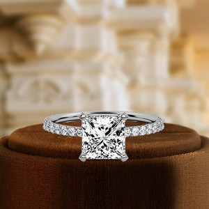 Joyería fina clásica radiante para mujer, banda de aniversario de compromiso de oro sólido de 14K y 18K, banda de Boda nupcial personalizada, fiestas IGI - Product Image 3