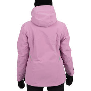 Chaqueta de esquí personalizada OEM para mujer con aislamiento Interior carcasa impermeable Impresión de logotipo Streetwear ajuste y opciones de Etiqueta - Product Image 5