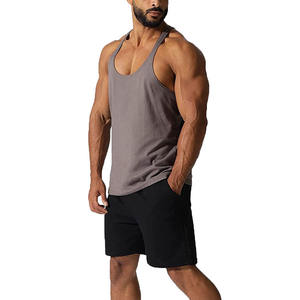 Top qualité grande taille hommes débardeurs personnalisé blanc Racerback Fitness Wear maillots sans manches sport Gym gilet sur les meilleurs prix - Product Image 4