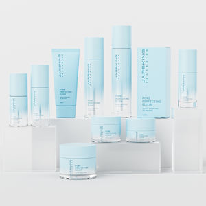 Set di olio essenziale di vetro per la cura della pelle di lusso a forma di cilindro - Product Image 5