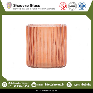 Best Quality Charming Cozy Glass <b>Tealight</b> Votives Holder Glass From Indian Supplier - Product Image 2