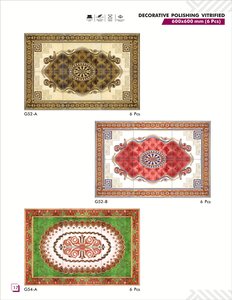 Céramique 600*600 Silver Golden Glazed Face Design Carrelage de sol décoré Carreaux de décoration de maison Carreaux de décoration murale - Product Image 4