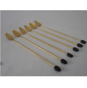 Double Ended Teardrop <b>Bar</b> Spoon Colorful <b>Bar</b> <b>Accessories</b> Hot Selling Cocktail Shaker Spoon <b>Bar</b> Long Spoon With Spiral Pattern - Product Image 5