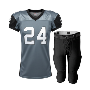 Maillot de football américain professionnel personnalisé pour femmes adultes, uniforme de match, jersey en polyester léger 205GSM, vêtements de sport - Product Image 2