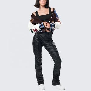 Custom Fashion New Design <b>Canvas</b> <b>Jacket</b> <b>Men</b> 3D Embroidery High Quality Waterproof Windproof Vintage Winter Wear Zipper - Product Image 4