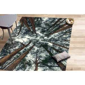 Tapis Forest View : Paysage forestier champêtre, tapis de couloir, tapis imprimé, tapis fin non tissé - Product Image 1